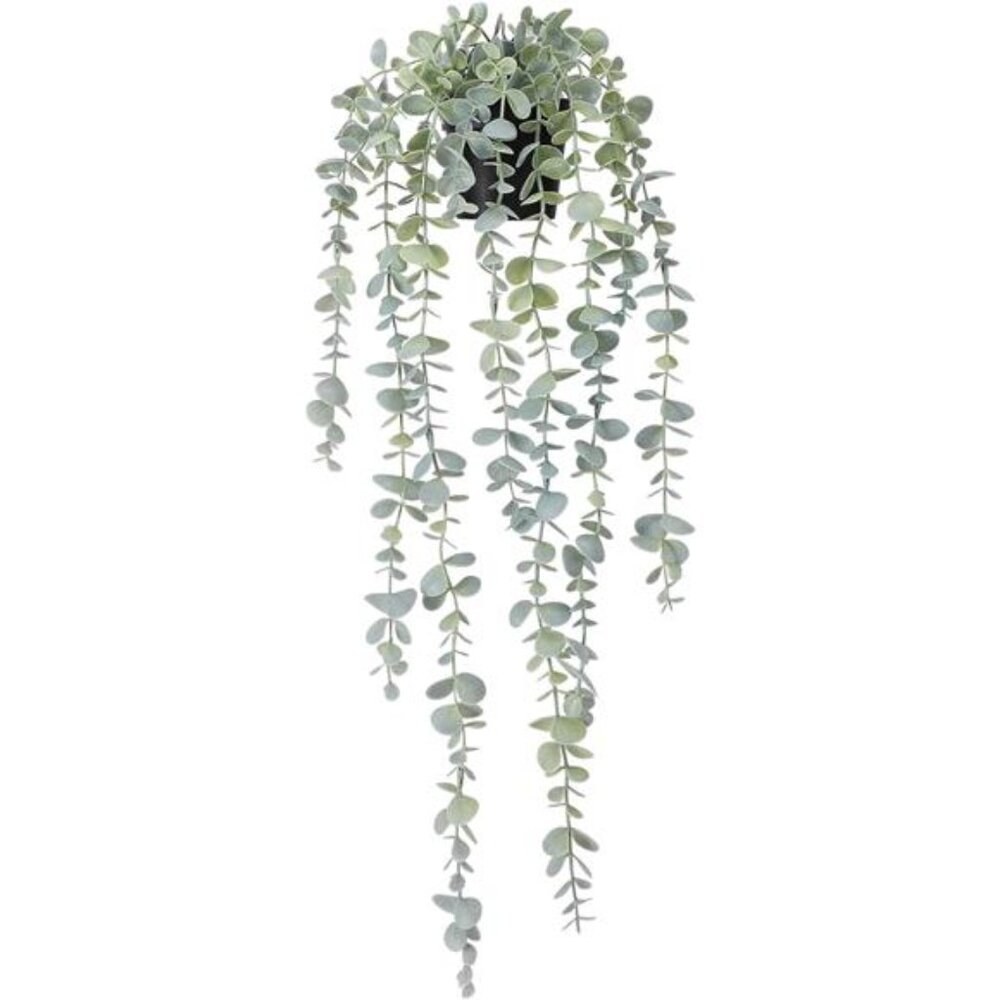 Artificial Hanging Eucalyptus Plant Fake Potted Plant Indoor Outdoor Home Decor